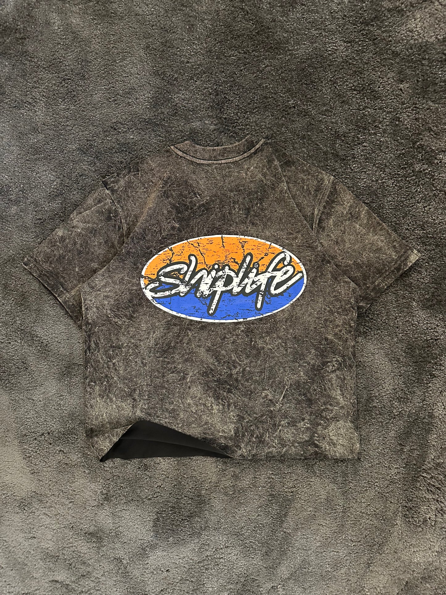 SUNSET CHOP TEE (WASHED BLACK)