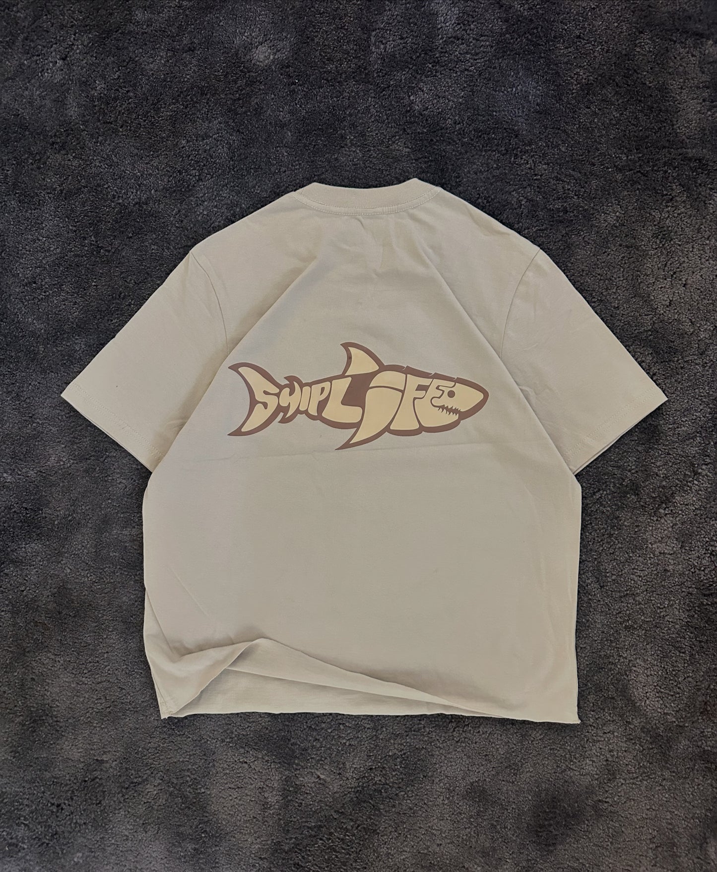 SHARK CHOP TEE (OAT)