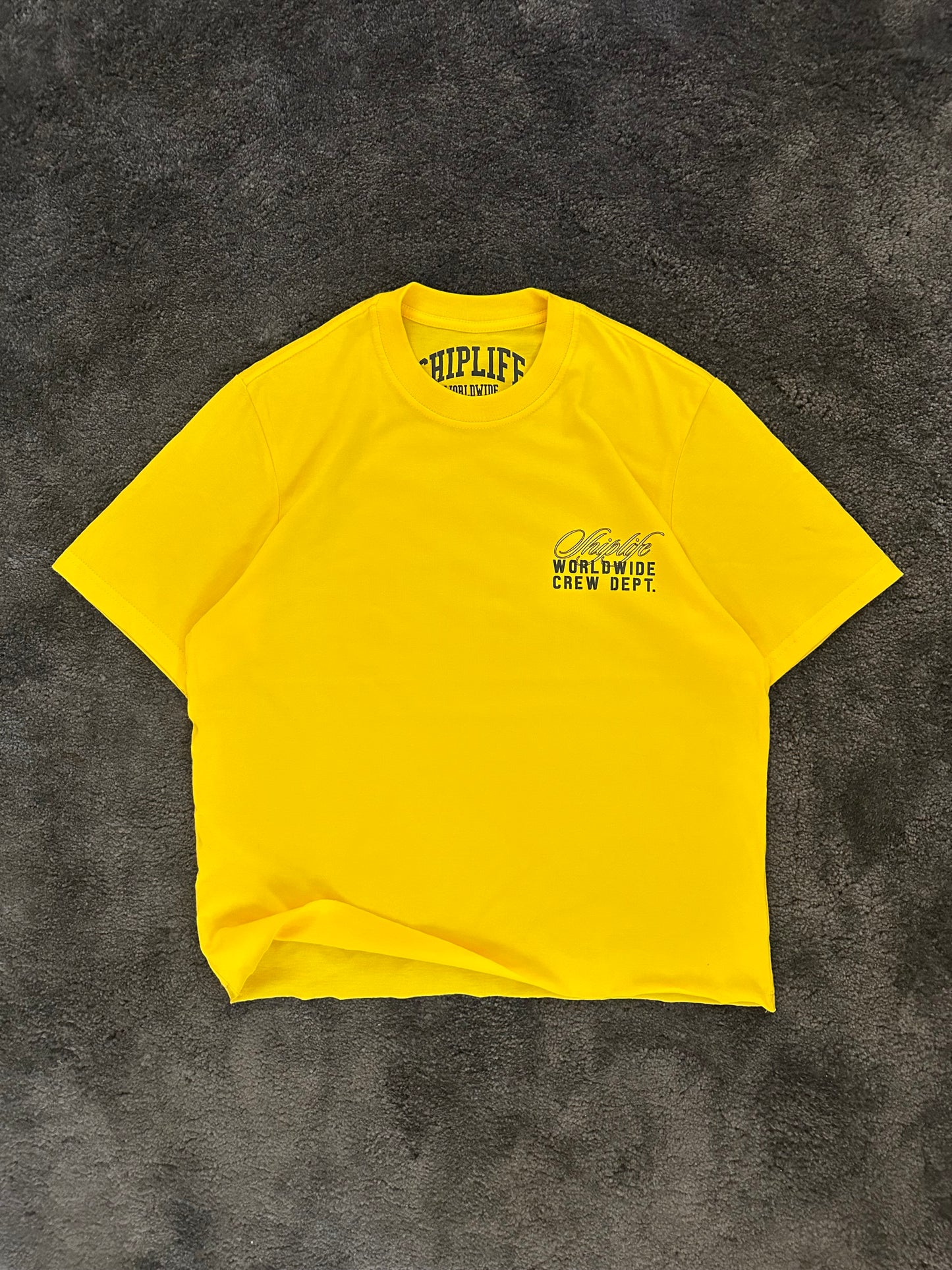 CREW DEPT CHOP TEE (YELLOW)
