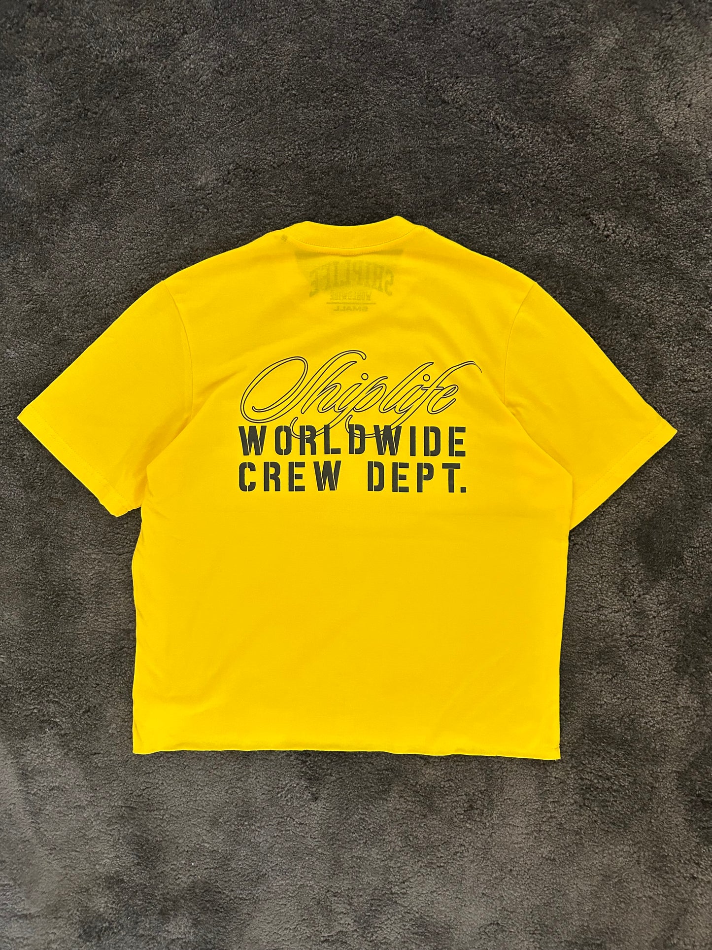 CREW DEPT CHOP TEE (YELLOW)
