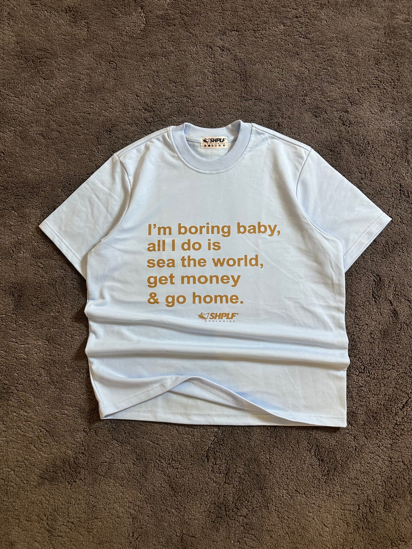 BORING TEE (BABY BLUE)