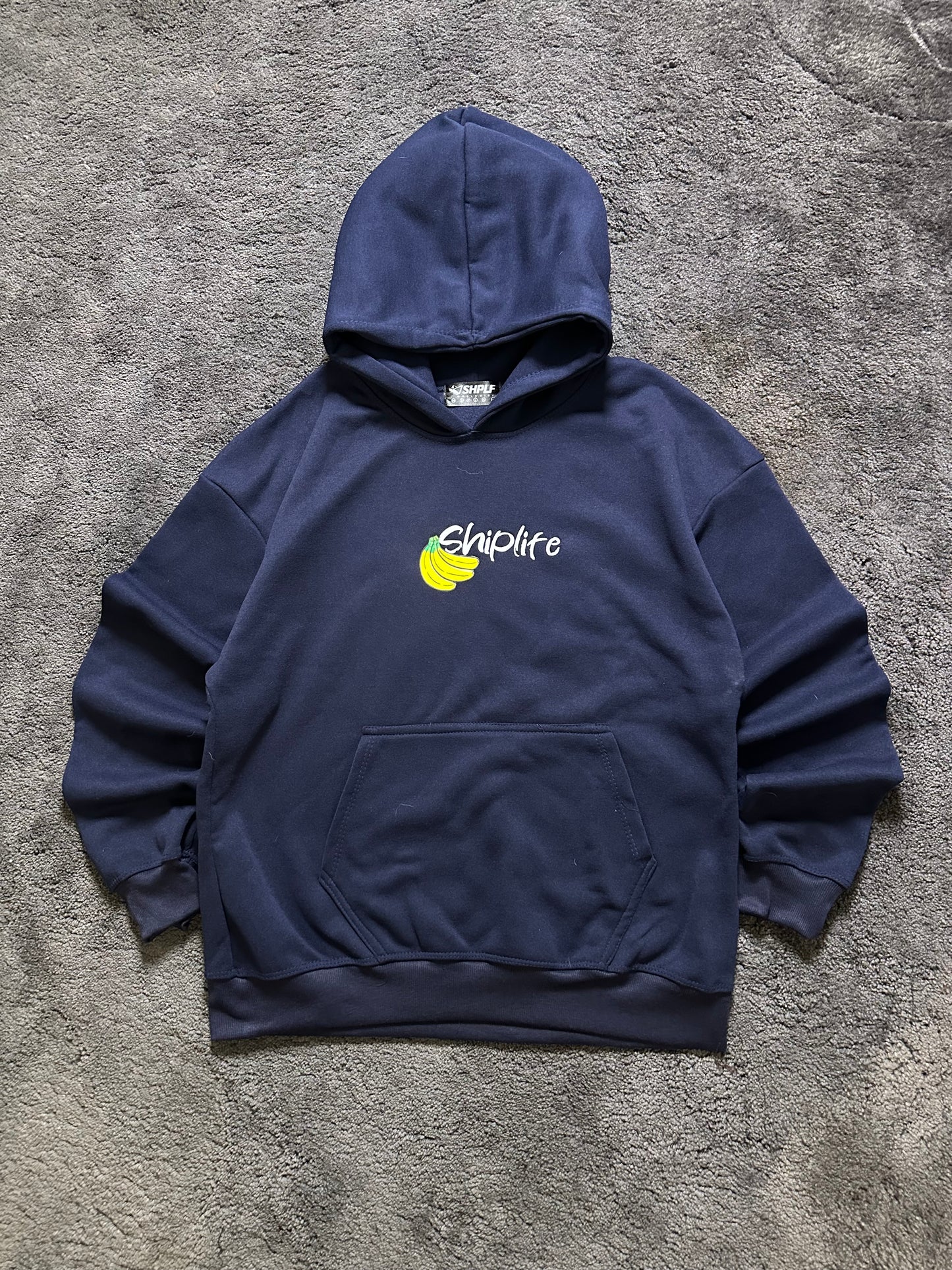 BANANA HOODIE (NAVY)